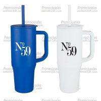 Vaso con pajilla ecológico Erie de 30 oz