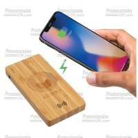 Batería de Carga Inalámbrica 5000 mAh 100% Bamboo